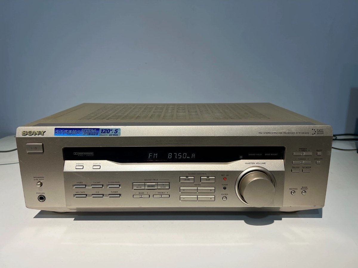 原装索尼STR-DE345二手功放机 5.1声道AC3输入 