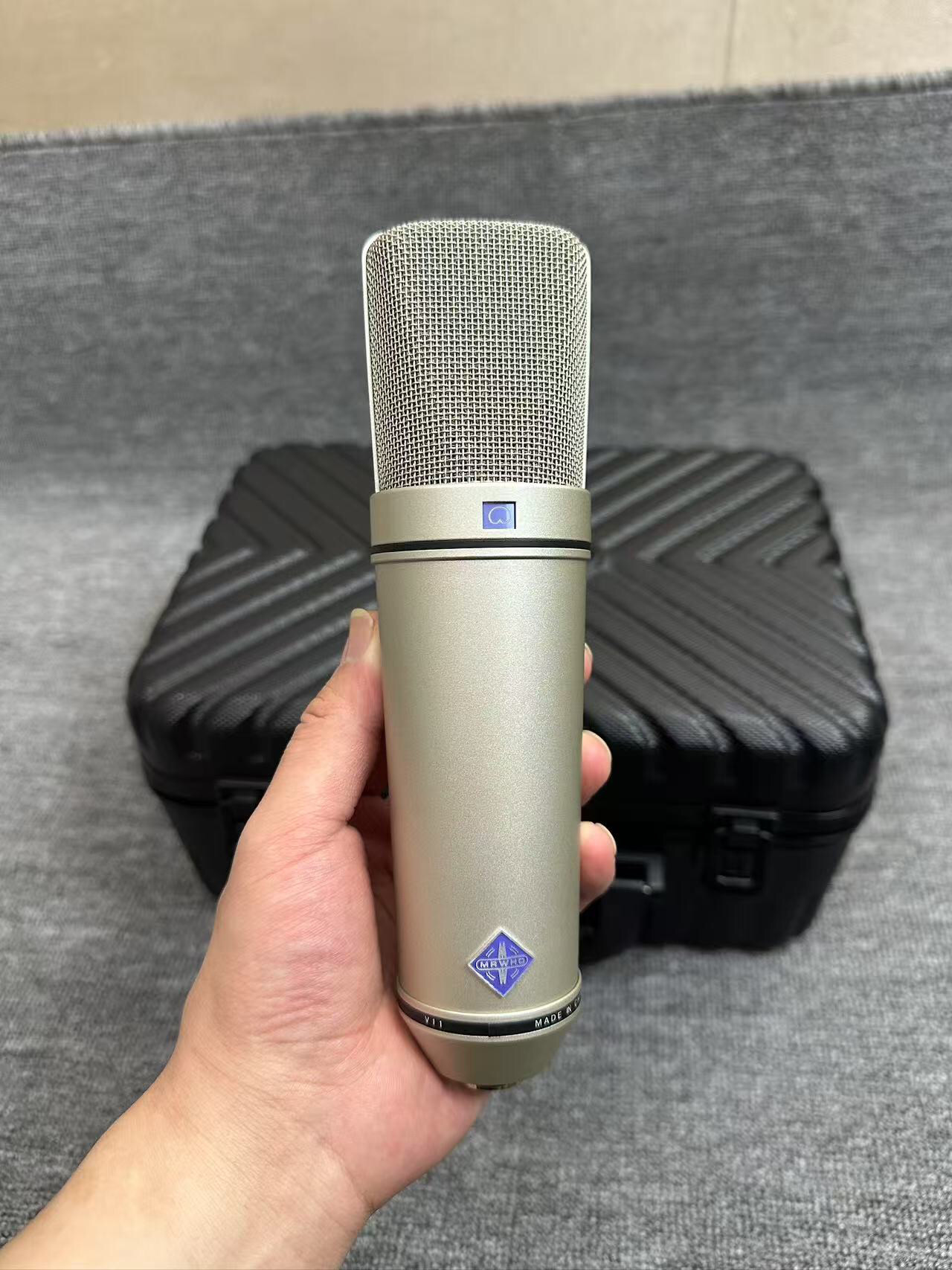 99新二手正品烟头MRWHO U87F大震膜电容话筒录音棚高